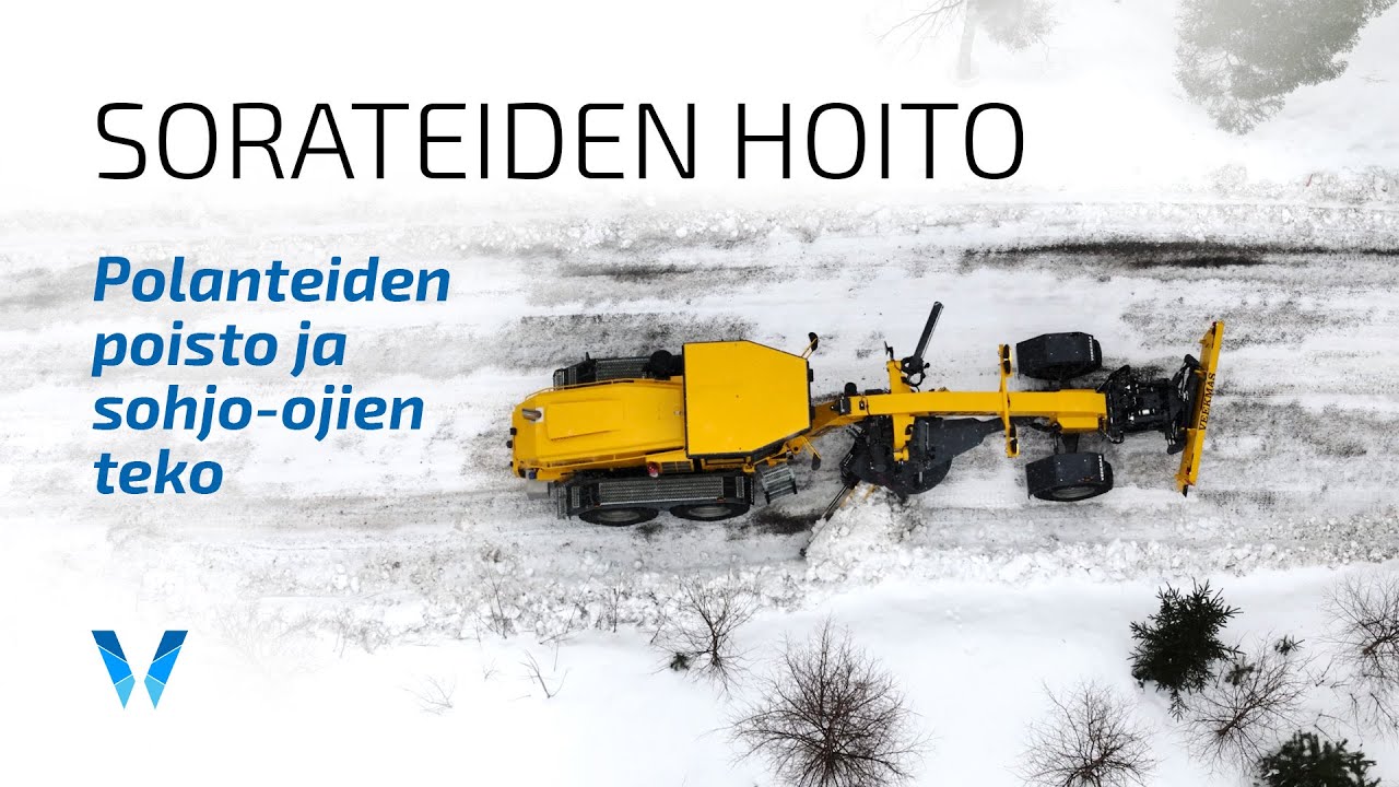 Polanteiden poisto ja sohjo-ojien teko