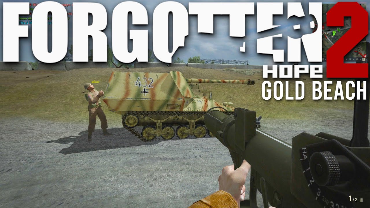 Forgotten Hope 2 Multiplayer In 2022 Gold Beach Gameplay | 4K