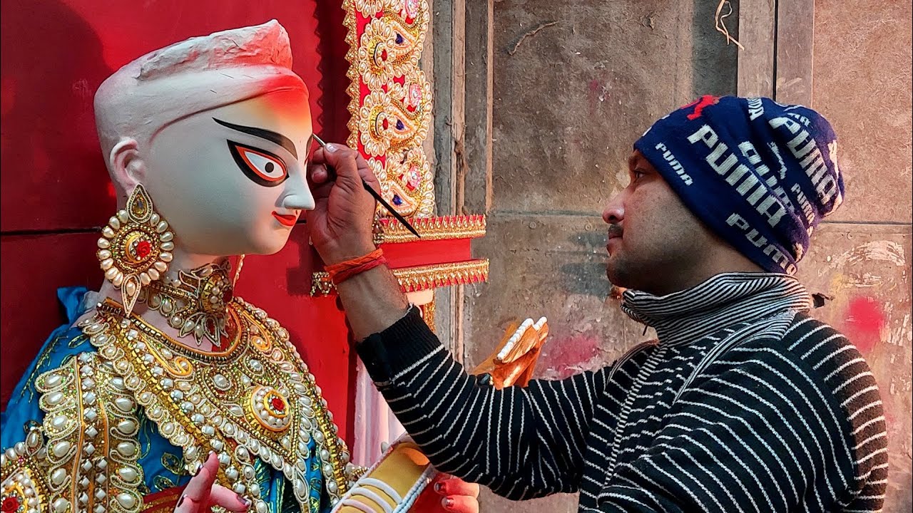 Saraswati Idol Painting at Kumartuli | Saraswati Puja 2026 | Saraswati Idol export to Pune