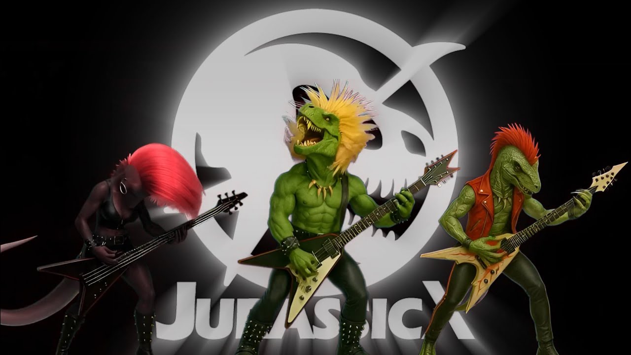 Jurassicx – “Here We Come” (Official Dino Metal Music Video)