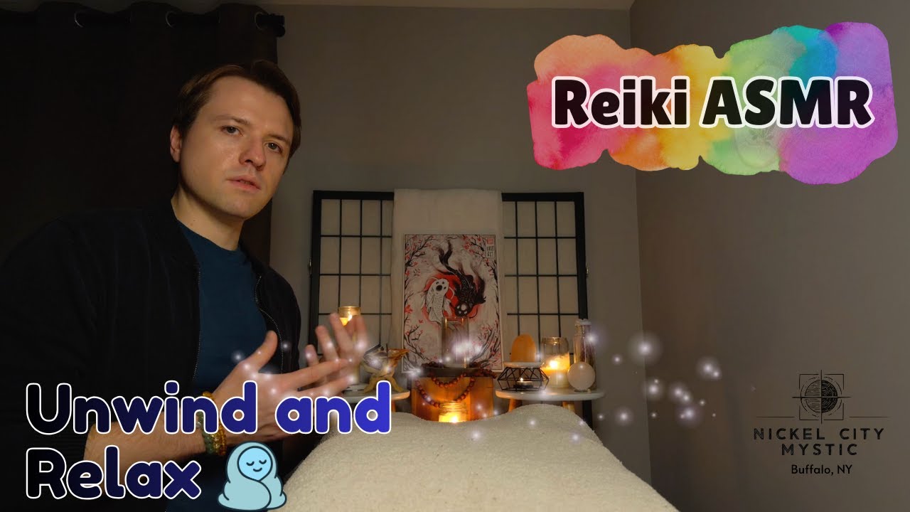 Relax & Unwind Reiki ASMR | Take a Moment to Slow Down and De-Stress | Music and No Music