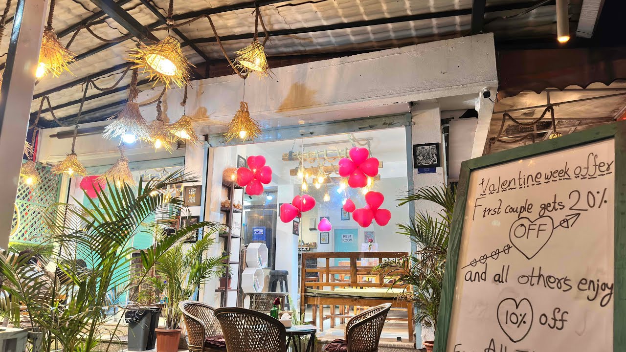 3Brew’SCafe Indoor-Outdoor Ambience of Night🫘☕️for Barista Class 9860880812