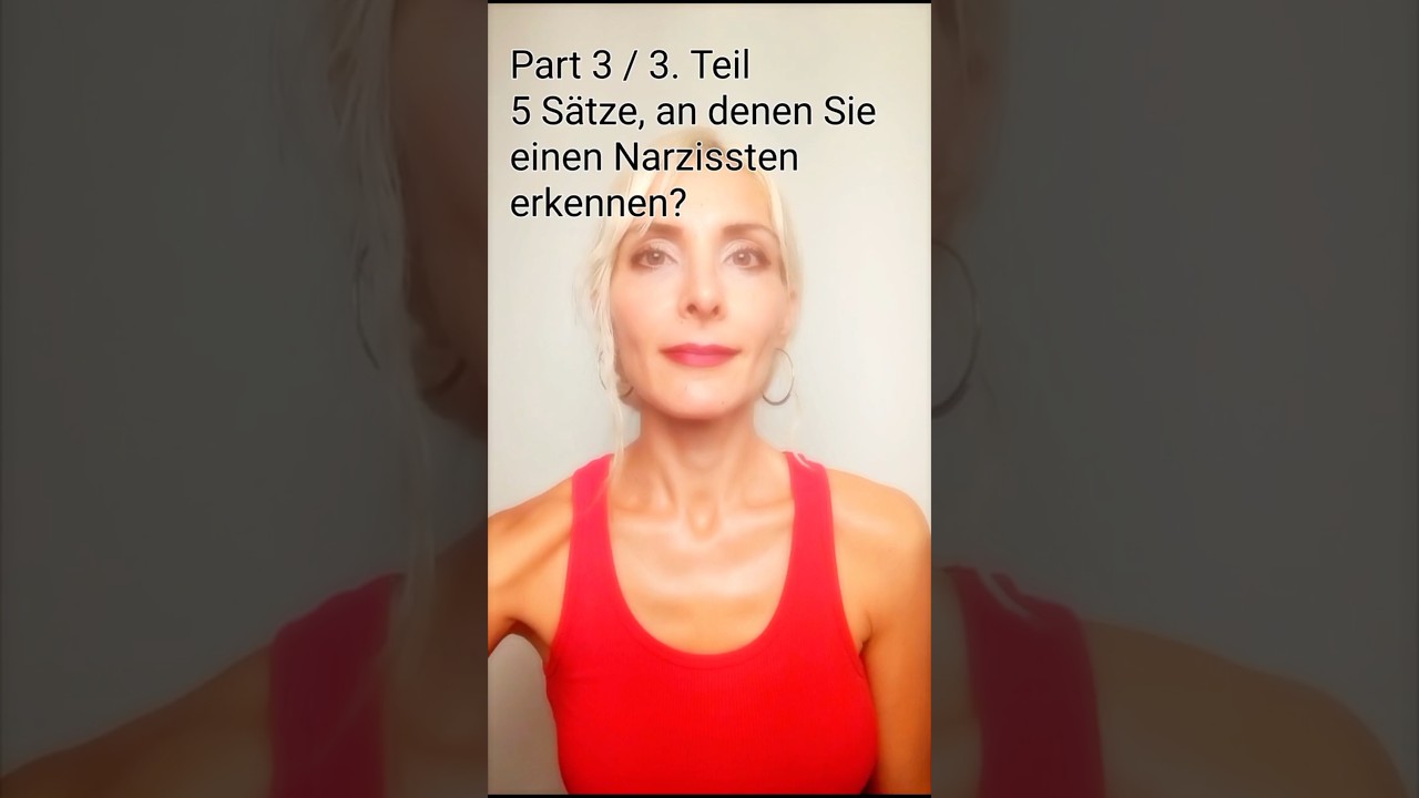 5 S&auml;tze, an denen Sie einen Narzissten erkennen? #narzissmus #narzissten #opferhilfe