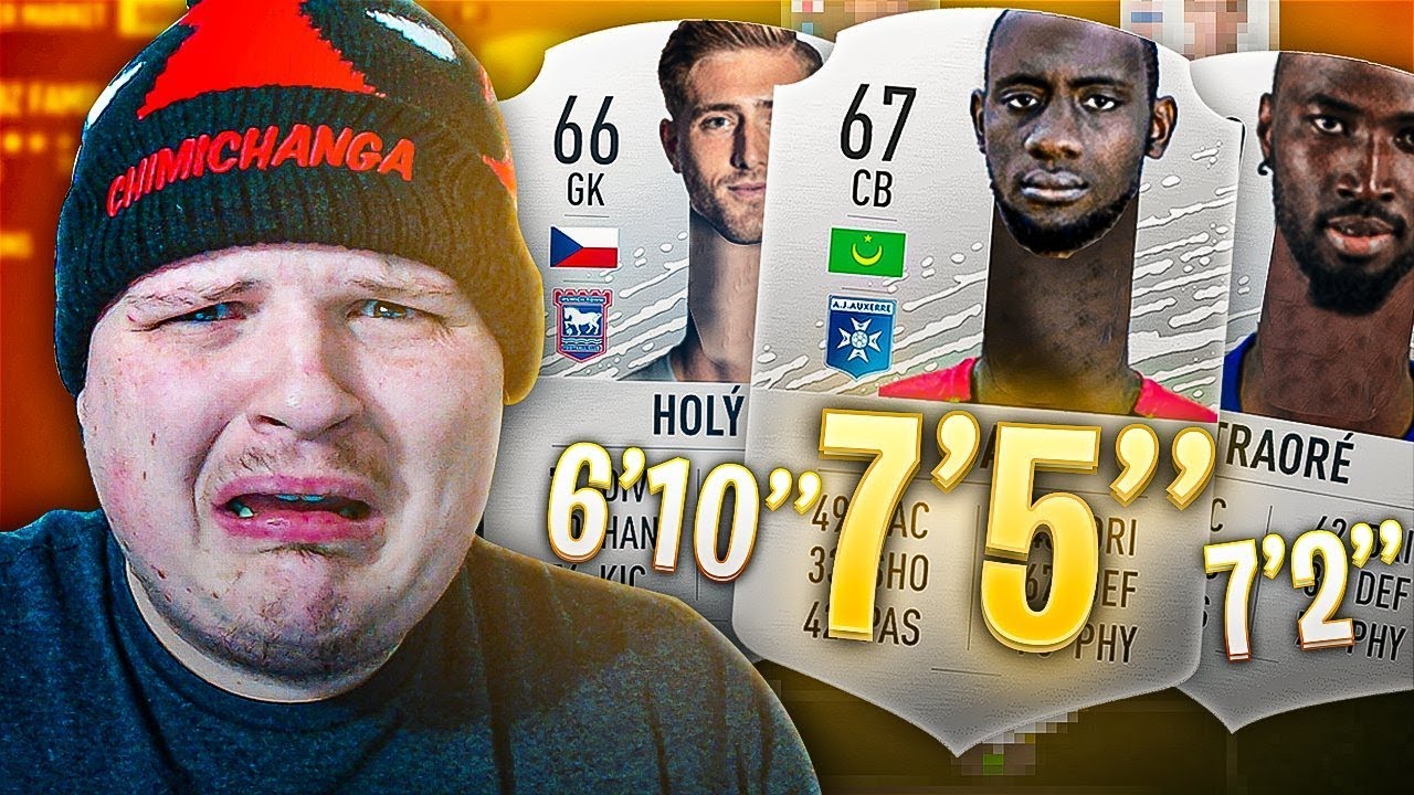 Using the TALLEST team in FUT CHAMPS on FIFA 20...