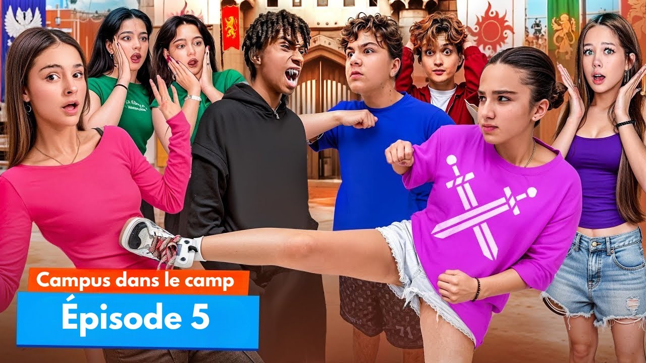 TOURNOI DES CHEVALIERS SUR LE CAMPUS ⚔️ Amina a trouvé le voleur | KiKiDo Campus France