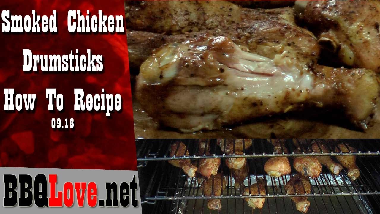 Chicken Drumsticks Smoked - How To Recipe Brown Sugar Rub | BBQ Love 09.16