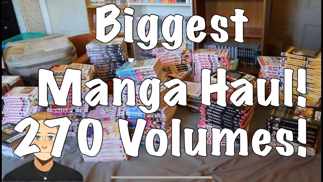 Largest Manga Haul on My Channel 270 Volumes!