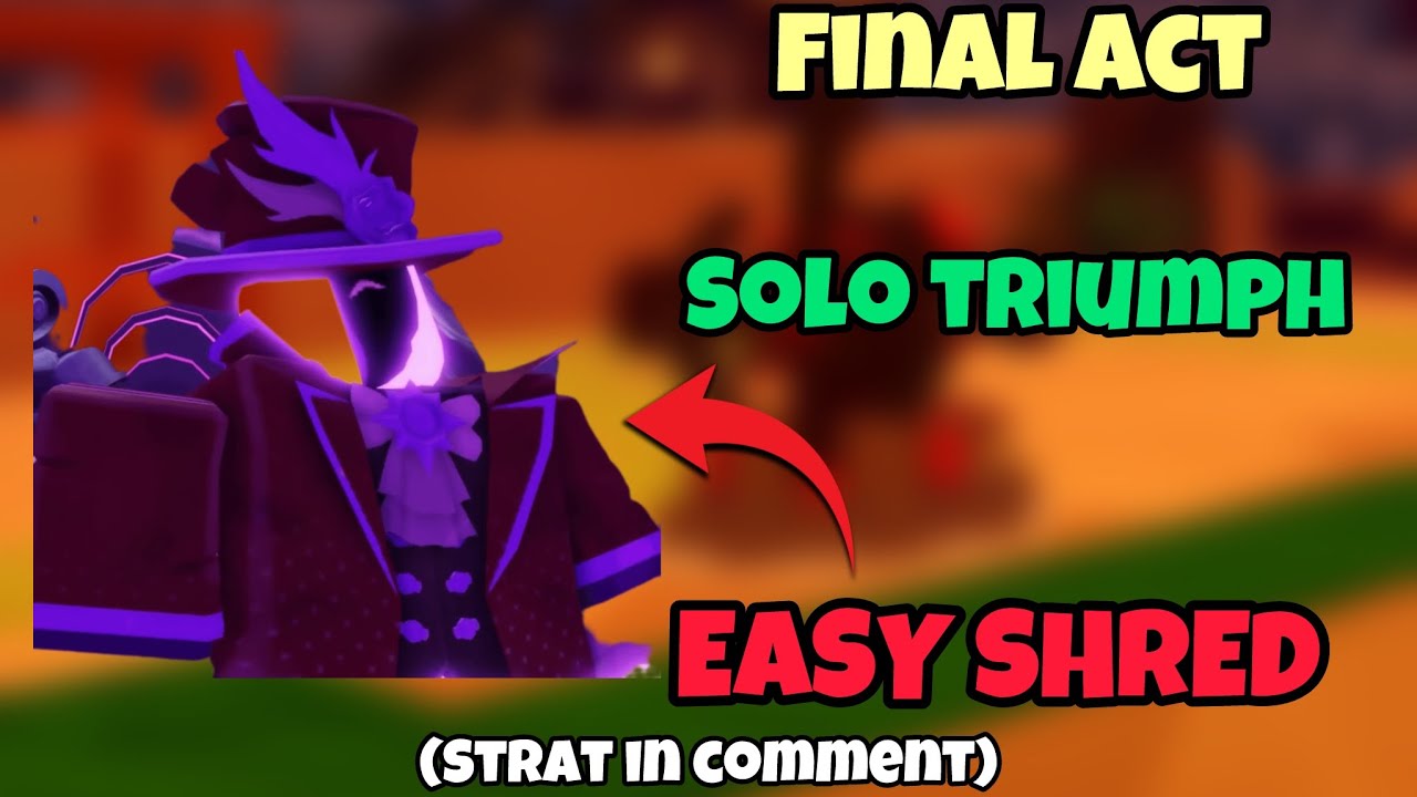 Final Act Solo Triumph with STRAT! | Roblox tower Defence Simulator