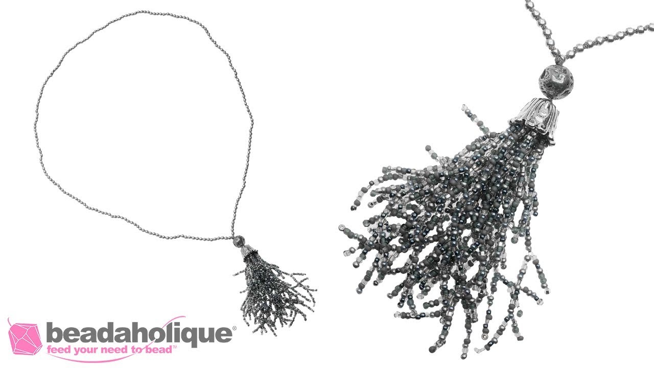 How to Make a Tassel of Beaded Coral