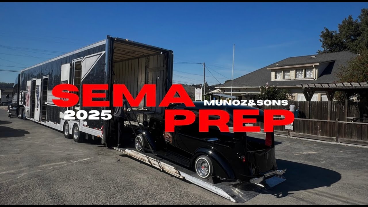 Getting Ready For SEMA with Muñoz & Sons