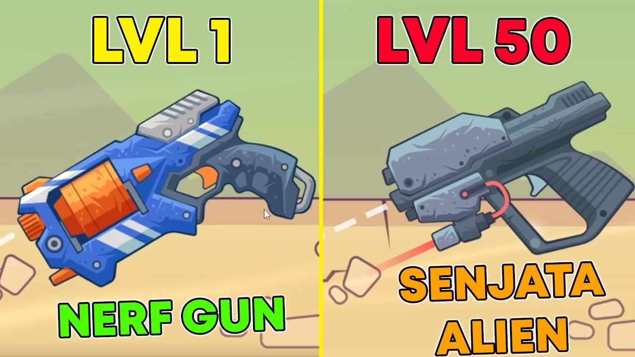 Aku Naik Level Hingga Menjadi SENJATA TERKUAT ! - Gunspin #1