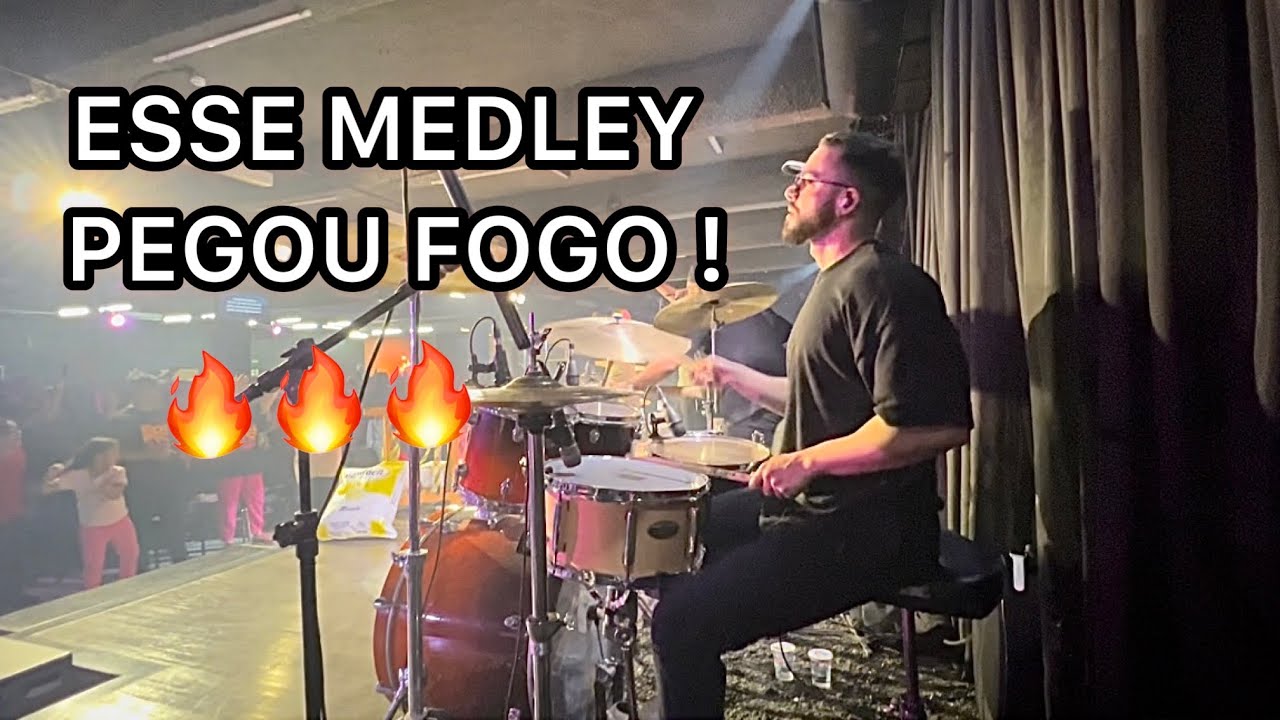 Paloma Possi - Furioso oceano | Yeshua | Agnus day (Medley) | #drumcam - Thiago Silva