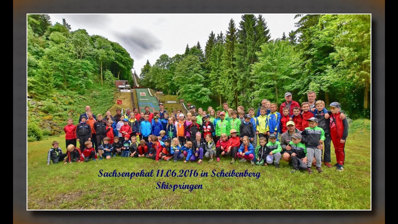 Scheibenberg -Sachsenpokalauftakt Skispringen 2016-06-11 Bericht ErzTV