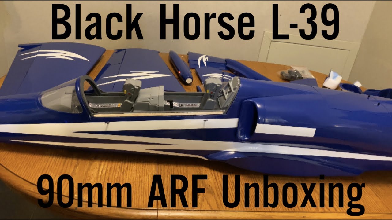 Black Horse L-39 90mm ARF Unboxing