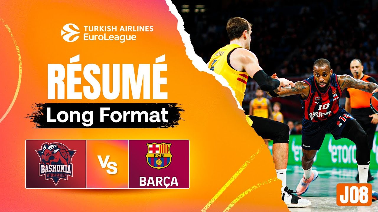 Baskonia vs Barcelone - Résumé Long Format - EuroLeague J08
