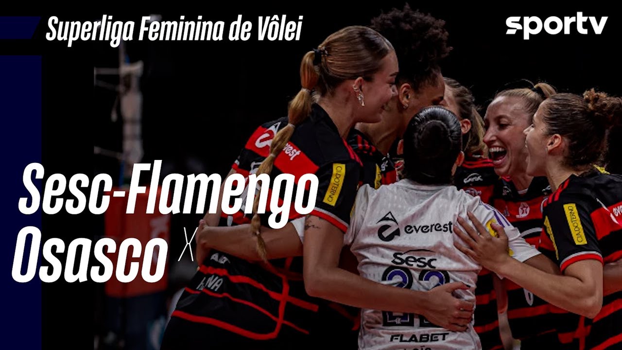SESC FLAMENGO 3 X 0 OSASCO | MELHORES MOMENTOS | SUPERLIIGA FEMININA DE V^LEI | sportv