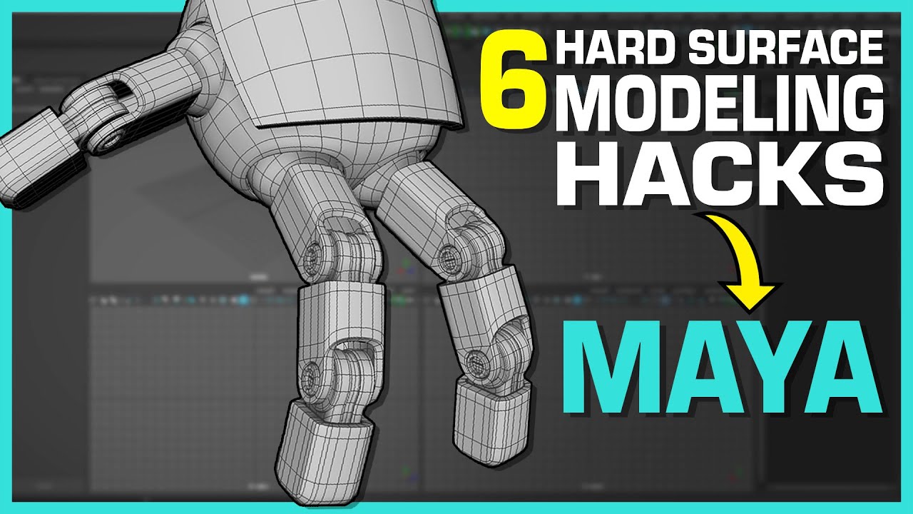 6 Maya Hard Surface Modeling Hacks