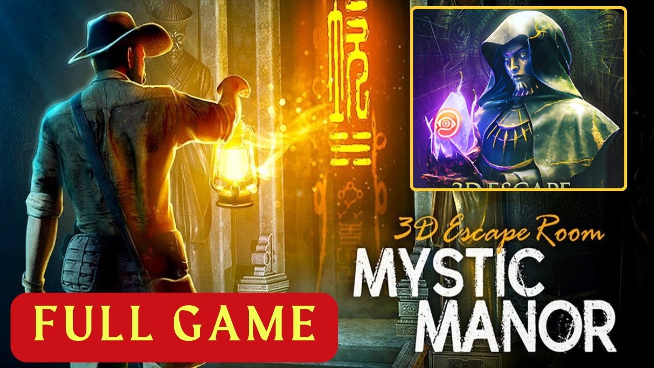 3D Escape Room: Mystic Manor – FULL GAME Walkthrough 🔴 | Escape Puzzle | No Commentary