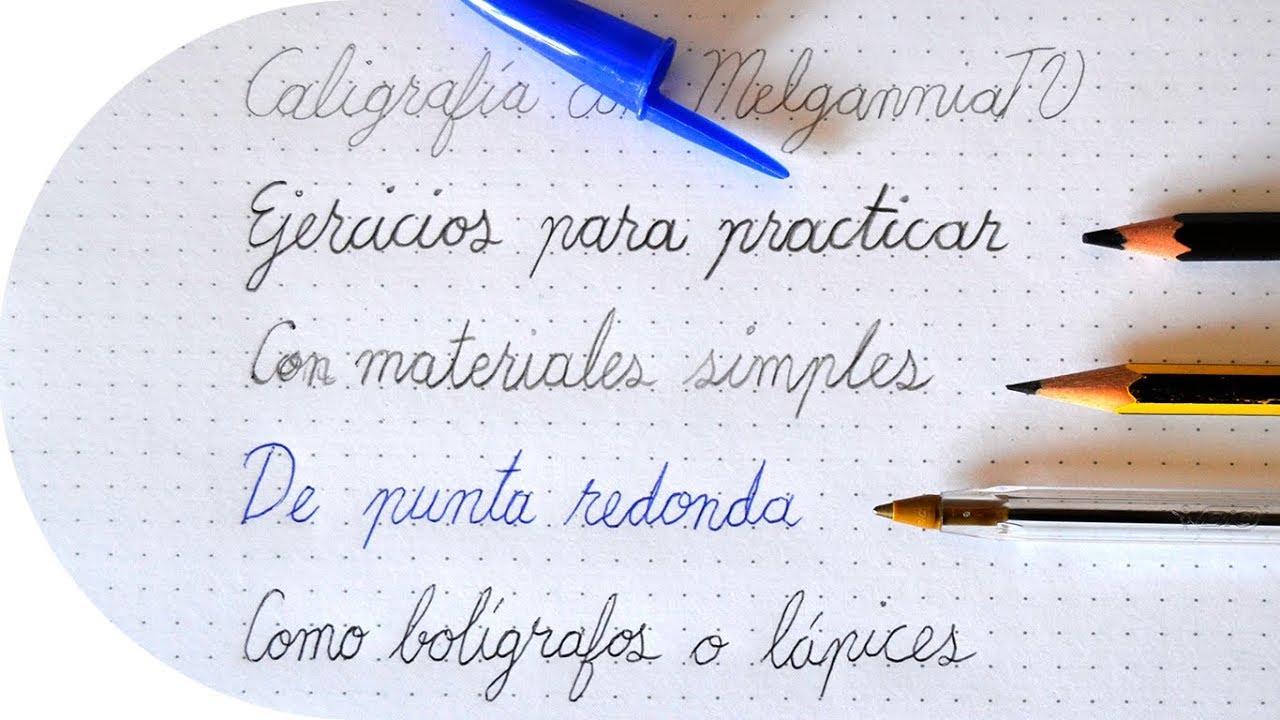 LETRA BONITA con materiales sencillos - TUTORIAL de CALIGRAFÍA | MelganniaTV