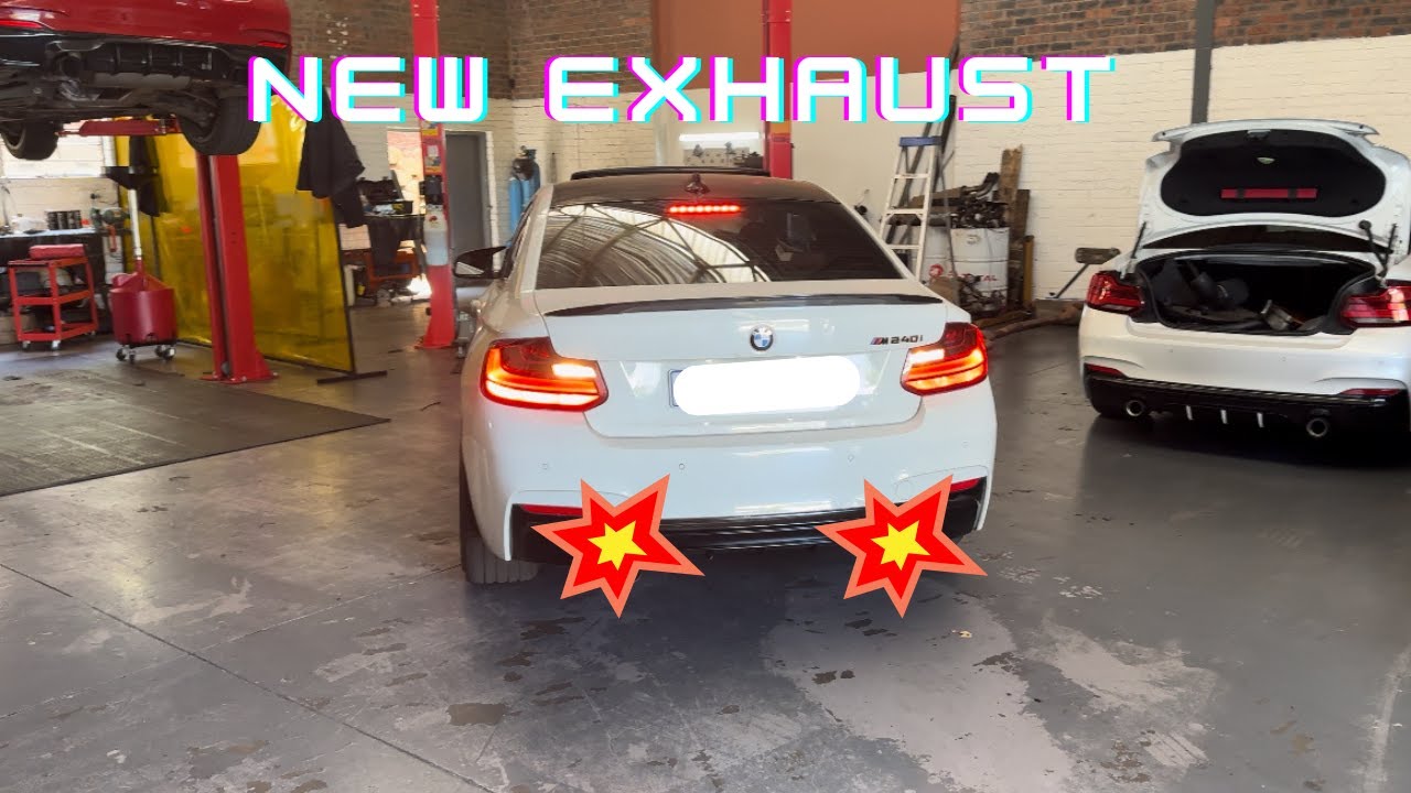 NEW EXHAUST FOR THE M240I