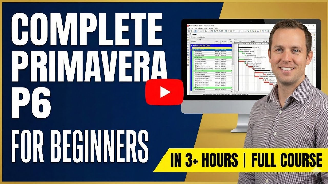 Complete Primavera P6 For Beginners in 3+ Hours 