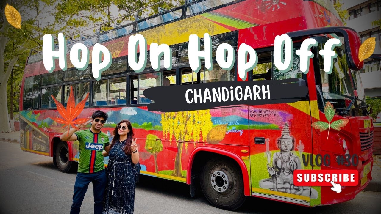 Chandigarh Hop-On Hop-Off Bus | Explore the City for just Rs 75 | Budget Travel Vlog | Double Decker