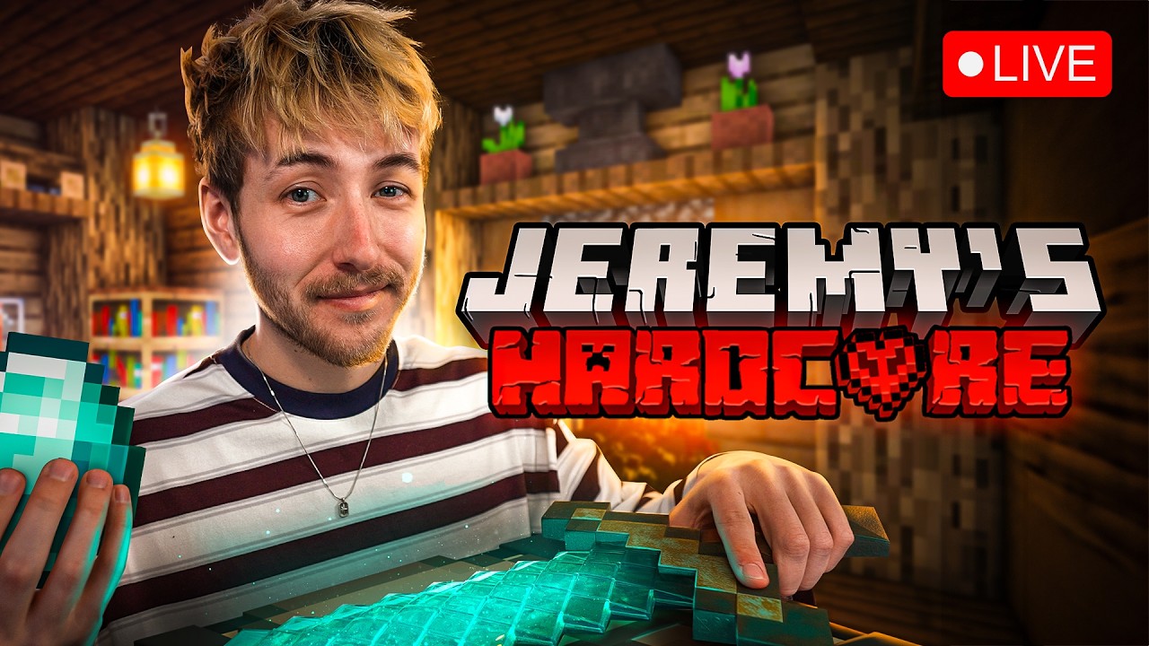 🔴LIVE: Jeremy's Minecraft Hardcore met DavincstyleGames!