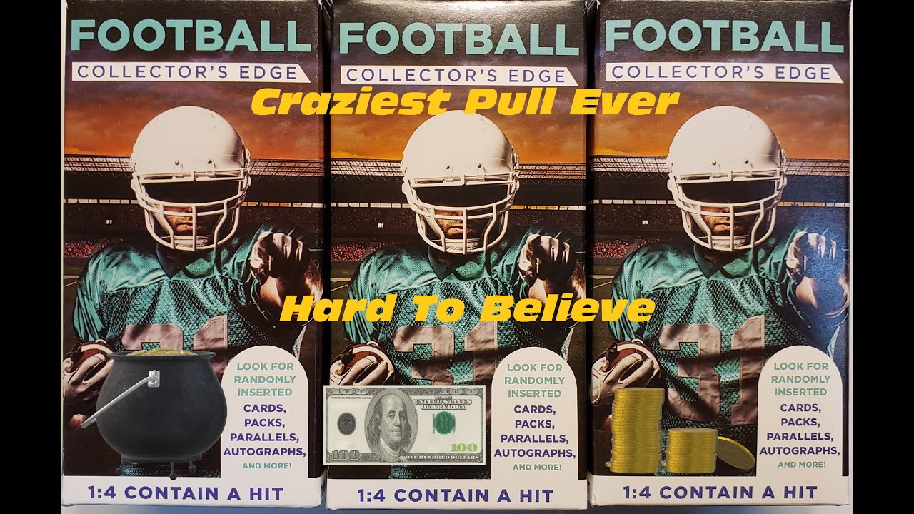 Collector's Edge Football Hanger Boxes 🔥🔥🔥 Insane Pull