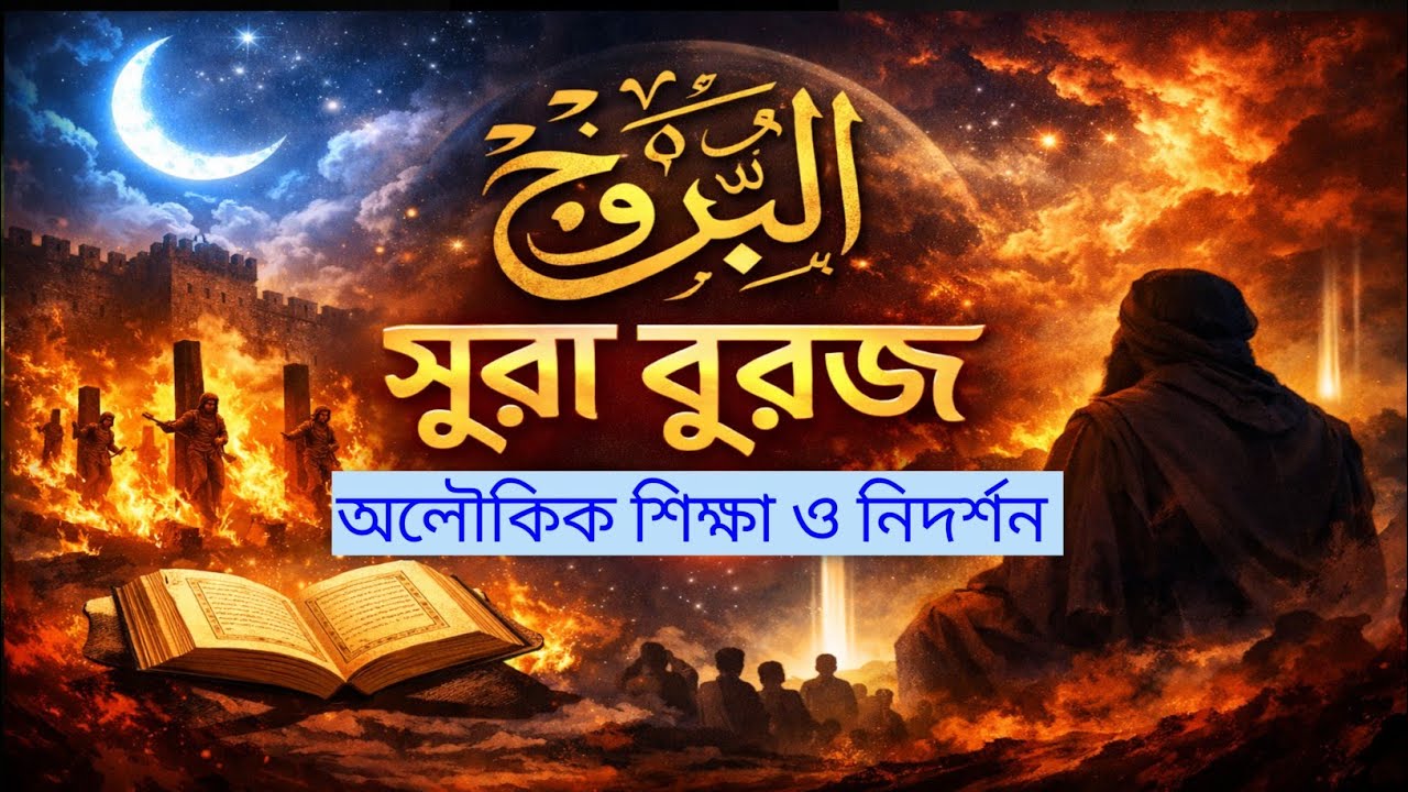 জীবন্ত মানুষকে পুড়িয়ে হত্যা | সূরা বুরুজ মহা নিদর্শন 