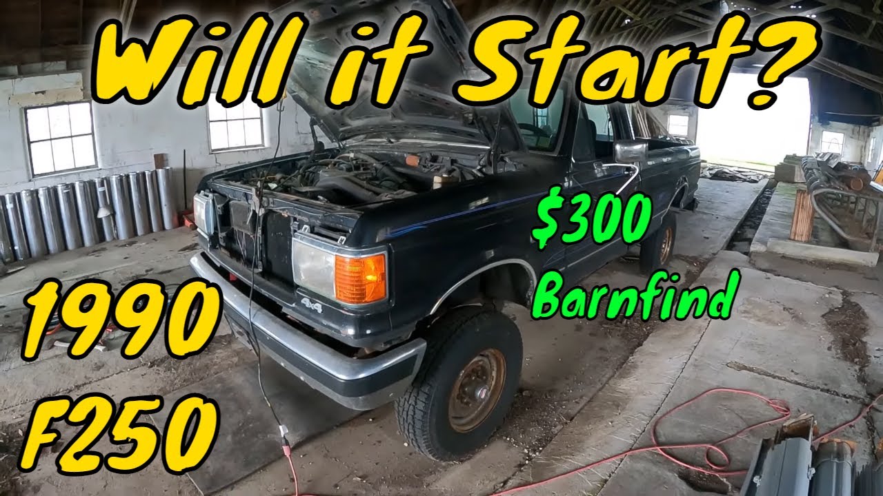Заведётся ли? Ford F250 1990 года в сарае