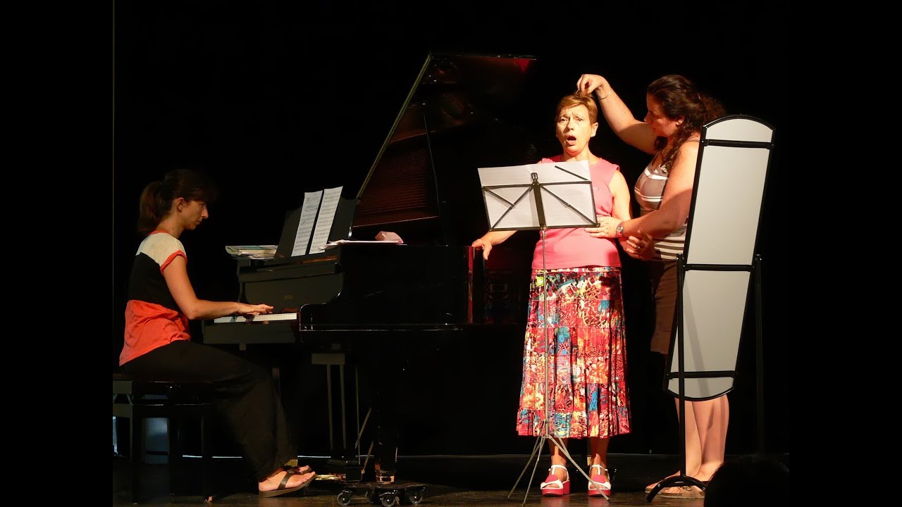 Stage de chant lyrique par Sylvia Cazeneuve et Caroline Oliveros Rencontres Lyriques Luchon 2013