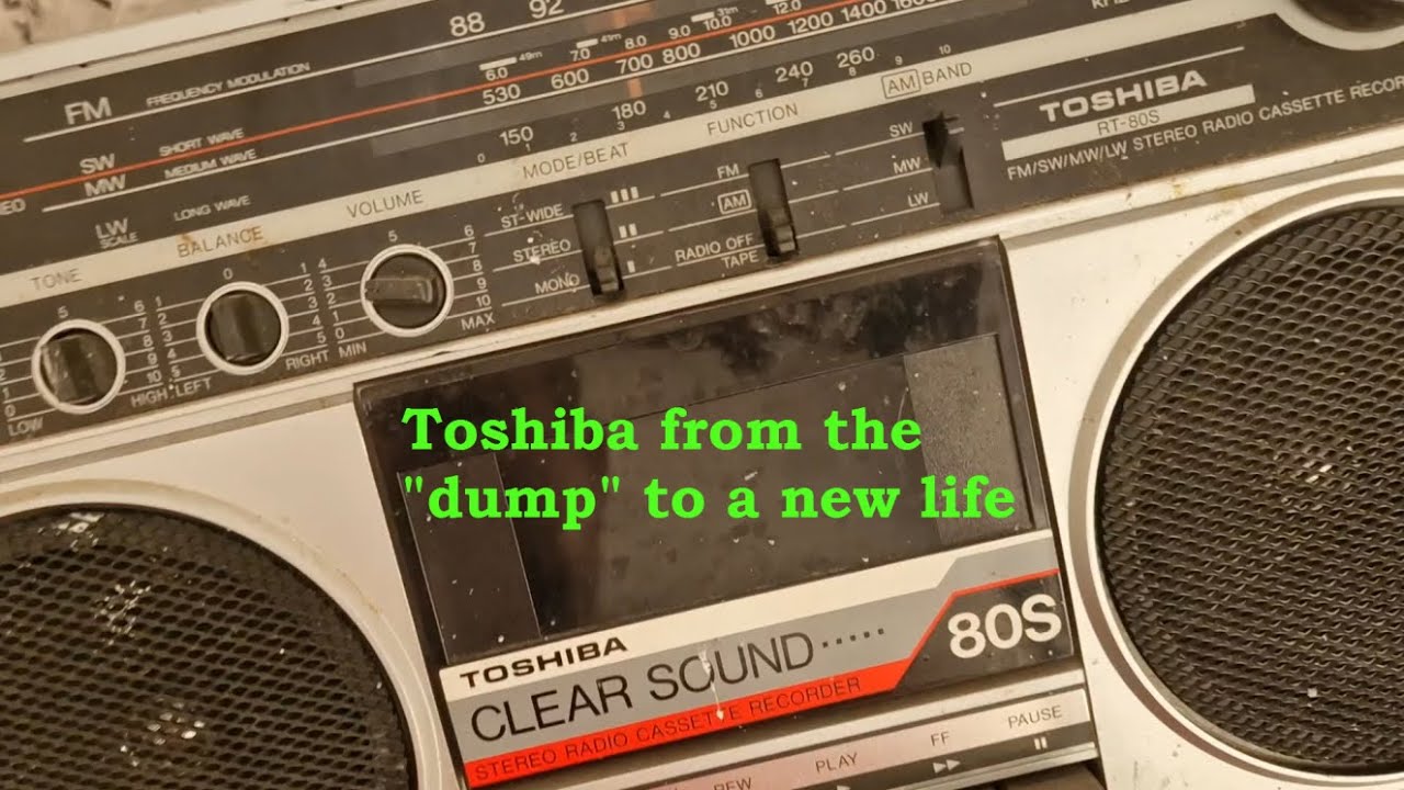 Toshiba RT-80S Repair and full restoration!