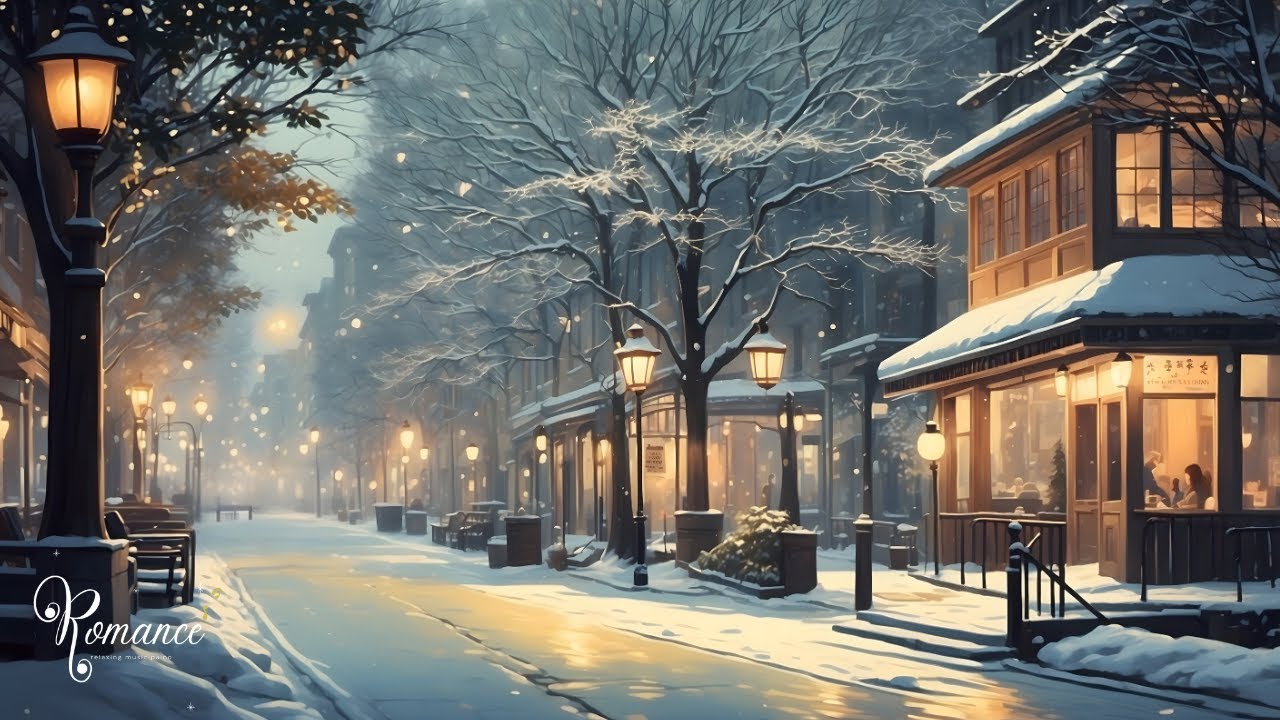 🤍 Soft Snow, Softer Moments | Cozy Relaxing Piano for Sleep, Study, Clam and Stress Relief