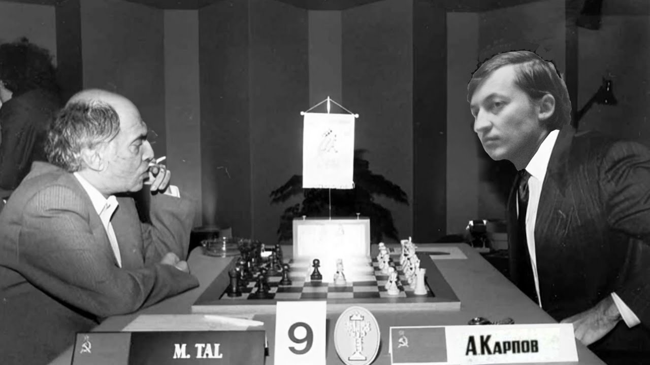 Mikhail Tal vs Anatoly Karpov | Tal's Brilliant Rook Sacrifice!! #chessgames