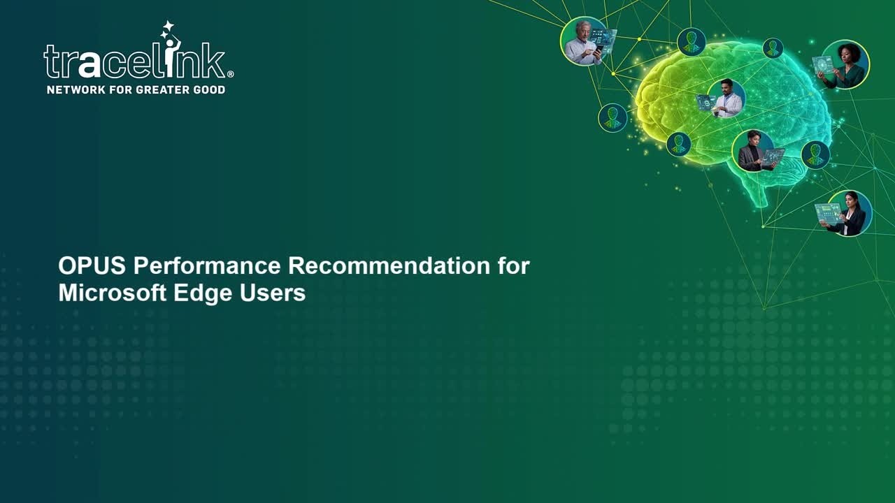 OPUS Performance Recommendation for Microsoft Edge Users