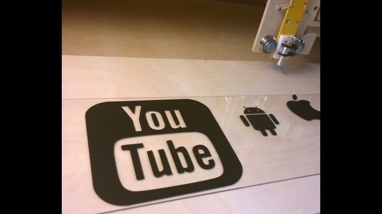 DIY CNC - Drag Knife Mod - Cut Vinyl Stickers!