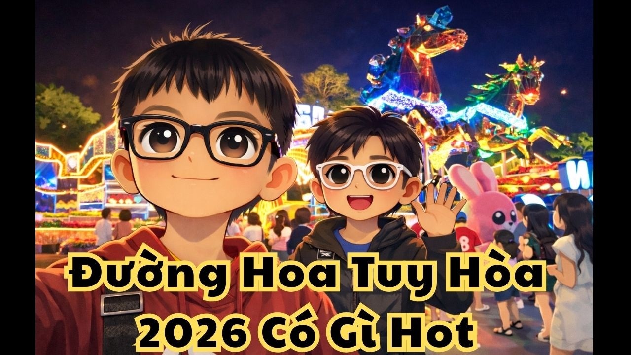 #14 Đường Hoa Tuy Hòa 2026 Có Gì Hot? Dạo Chợ Hoa Tuy Hòa Trước Tết – Không Khí Xuân Ngập Tràn