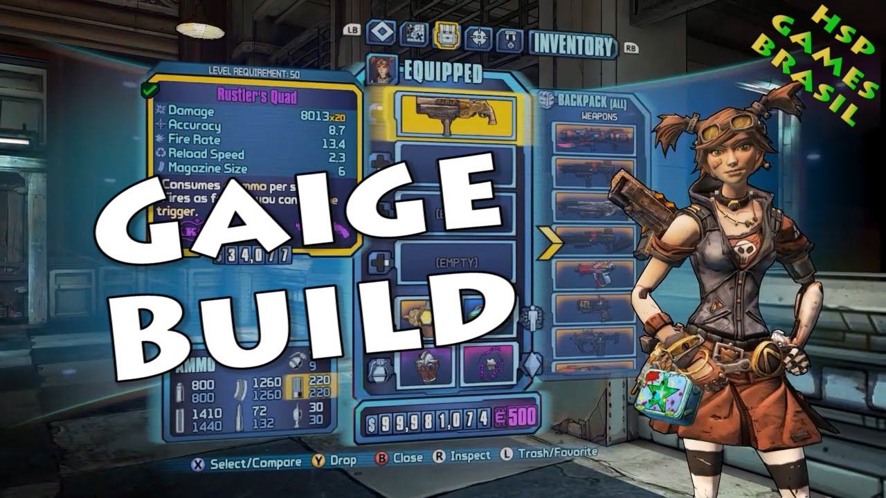 Build Gaige - Borderlands 2