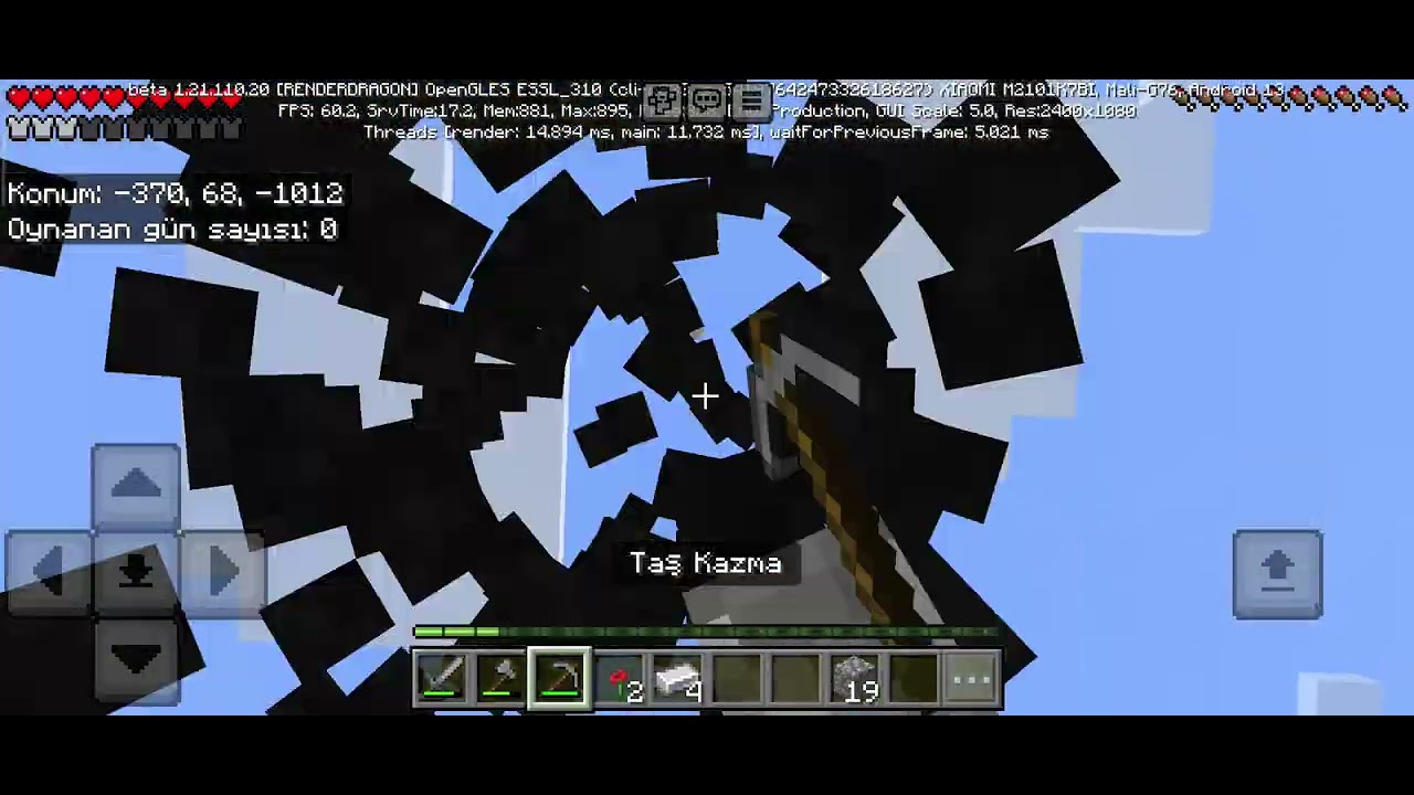 Minecraft ilk videooo 🎉🎉🎉