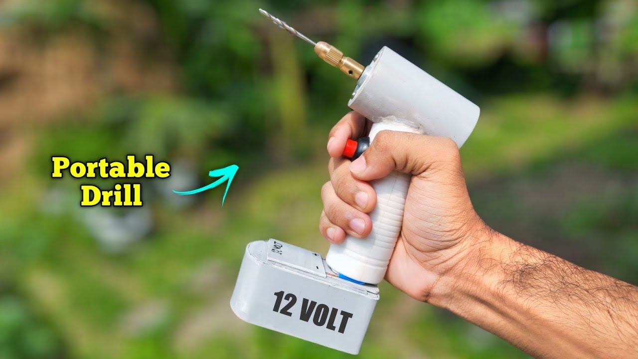 Mini Drill ।। how to make cordless drill machine at home ।। diy portable drill machine ।। DIY Active