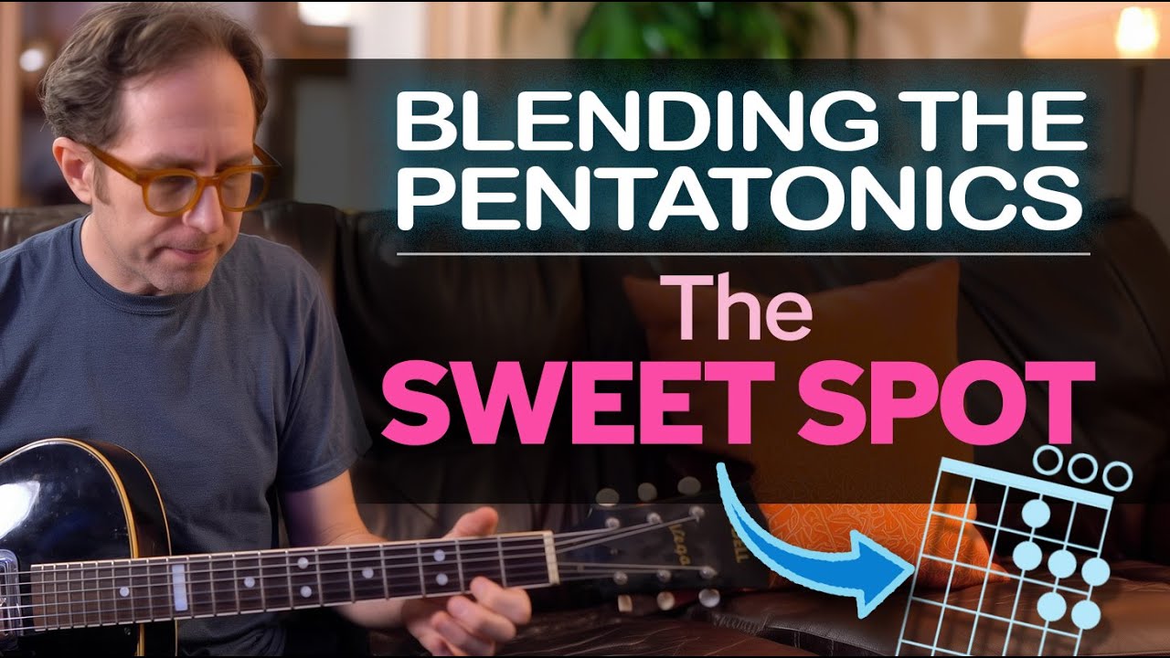 Блюзовый трек «Sweet Spot» для смешения мажорной и минорной пентатоники — Урок игры на гитаре — M...