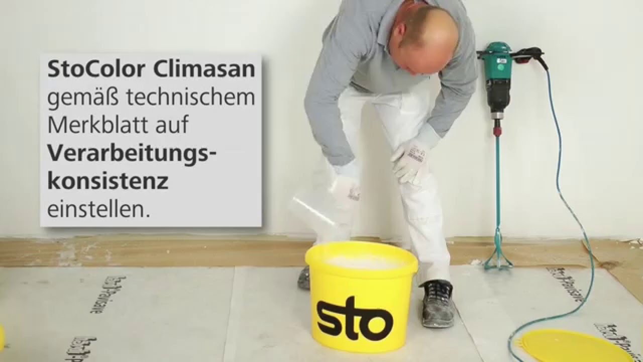 Akustikdecke StoSilent Direct - Schlussbeschichtung StoColor Climasan