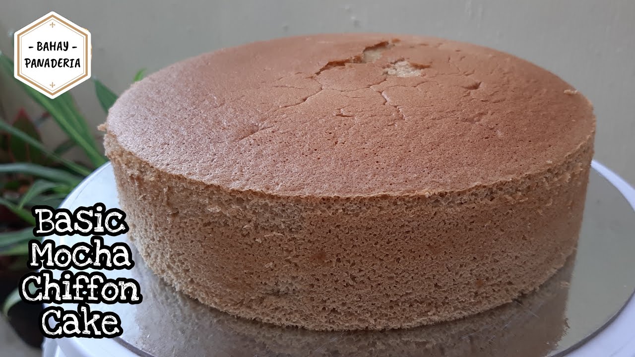 Basic Mocha Chiffon Cake/Mocha Flavor Chiffon Cake/Bahay Panaderia