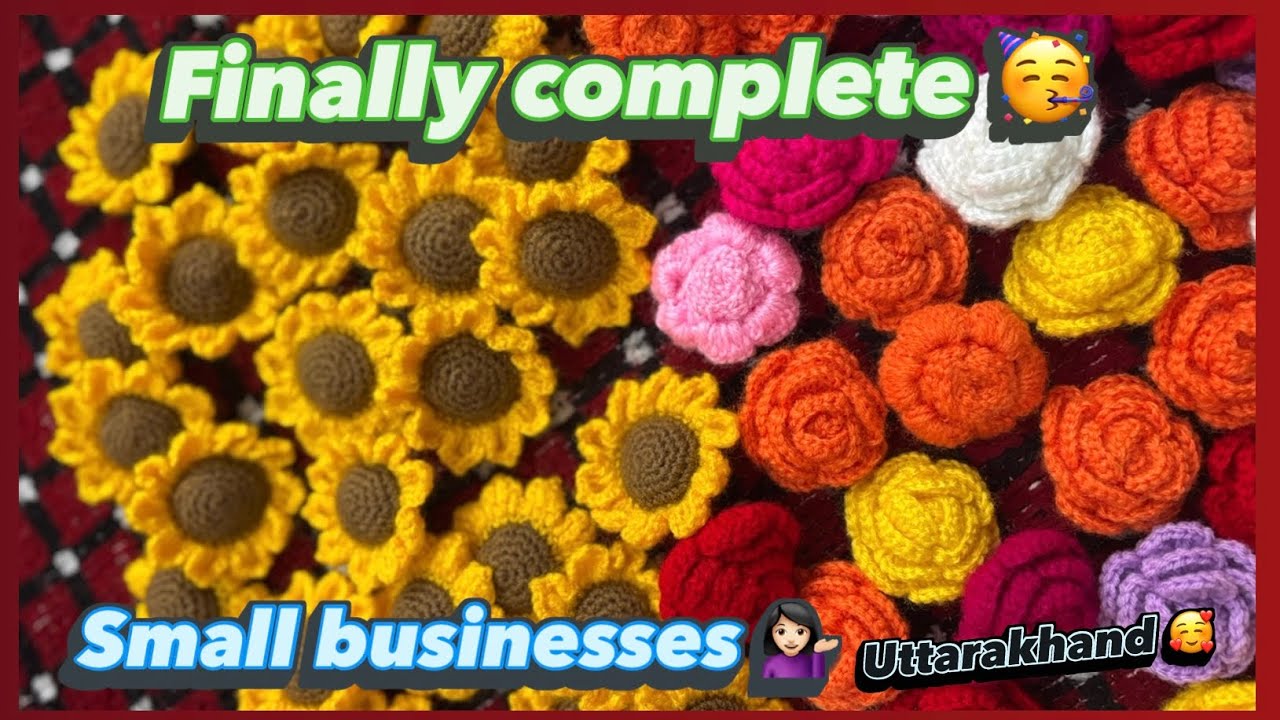 Bulk order is complete/small business owner \crochet items lower price #crochet #smallbusinessideas 