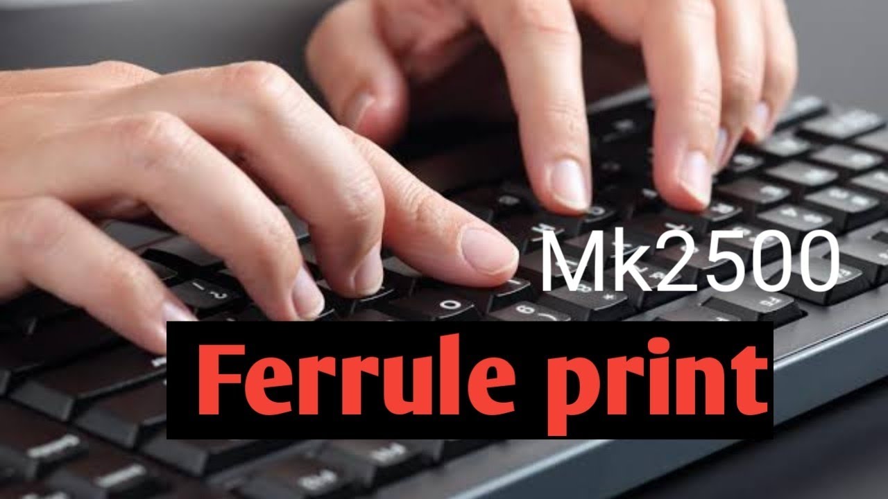 Cable ID printer Mk2500 /printer for ferrule tube