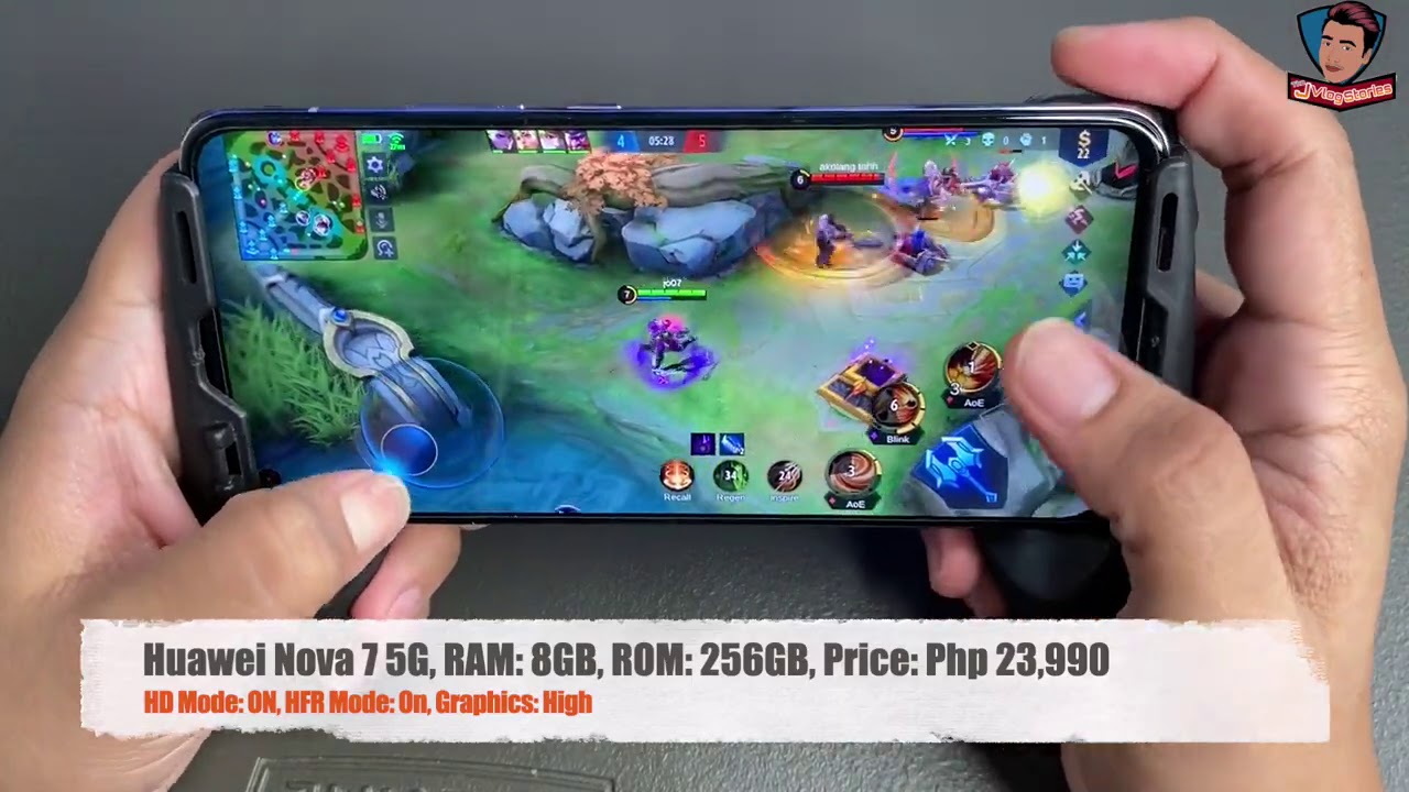 Huawei Nova 7 5G Mobile Legends Gameplay - Filipino