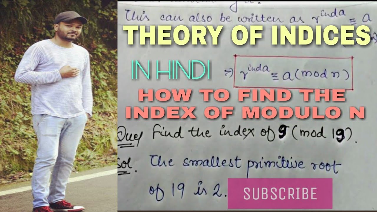 The theory of indices in hindi  || theory of indices solved  problems 🔥|