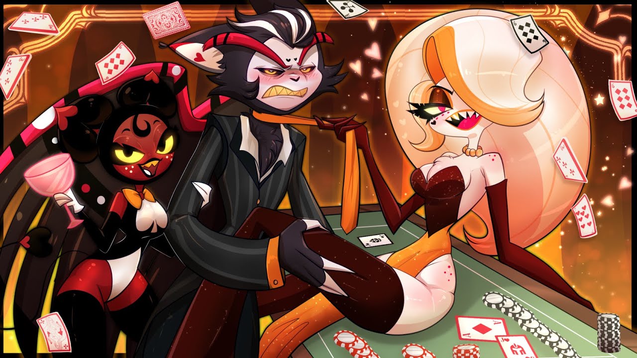 Overlord Husker x Angel Dust теряют поклонников серии | Overlord Husk AU | Hazbin Hotel S2 Comic Dub