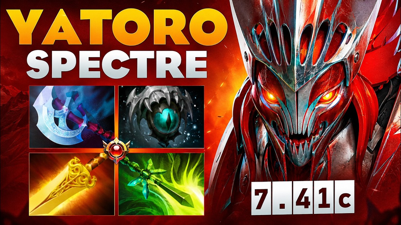 YATORO - НА ТОП 1 КЕРРИ МЕТЫ! СПЕКТРА УНИЖАЕТ КИРИТЫЧА🔥❘ Yatoro Spectre 7.41c