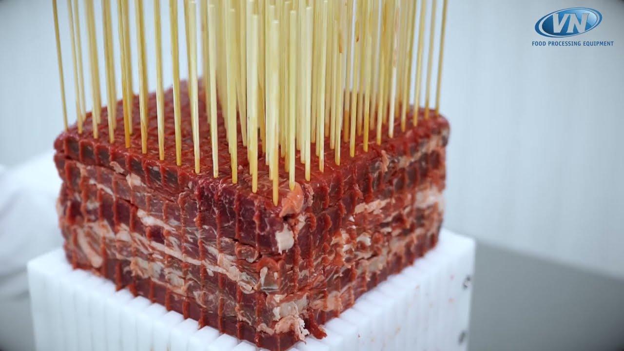 VN srl SM-M Macchina Spiedinatrice Manuale (Arrosticini, Spiedini, Spiedoni, Shish Kebab, Souvlaki)